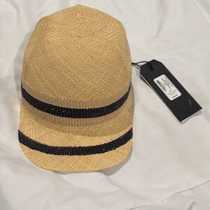 Rag& Bone Natural Panama Baseball Hat Size M